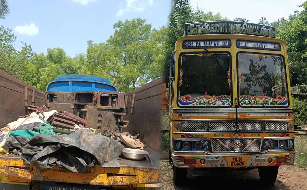 3.5 ton motor theft at Ponmalai railway work site