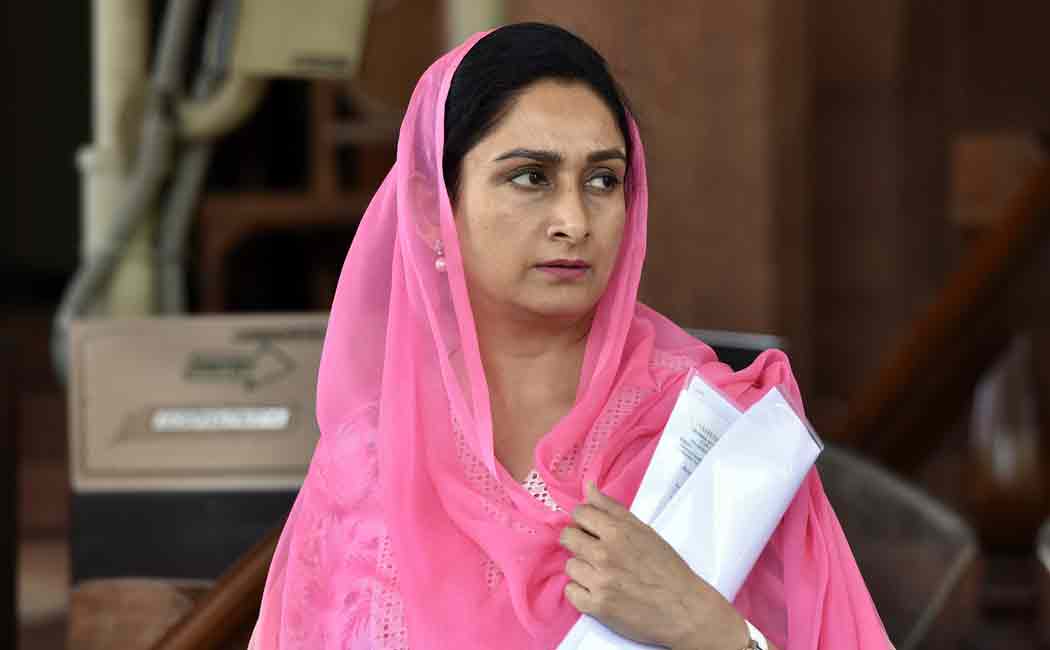 president accepts harsimrat kaur badal's resignation