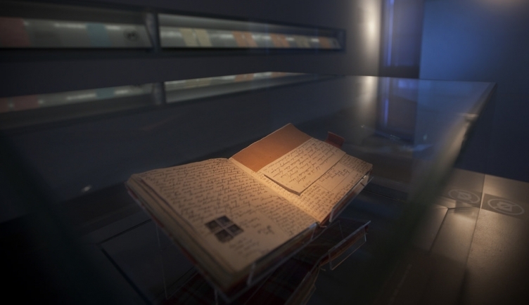 diary in museum