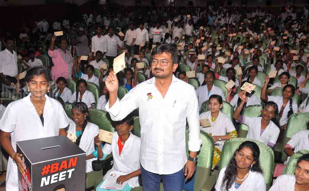 Signing for NEET Exemption Begins (Pictures)