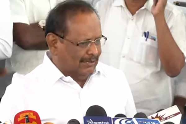 Edappadi Palaniswami will not criticize the Governor Minister Raghupathi