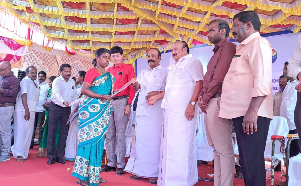 DMK govt has set a record by providing double the agricultural loans says Minister Periyakaruppan