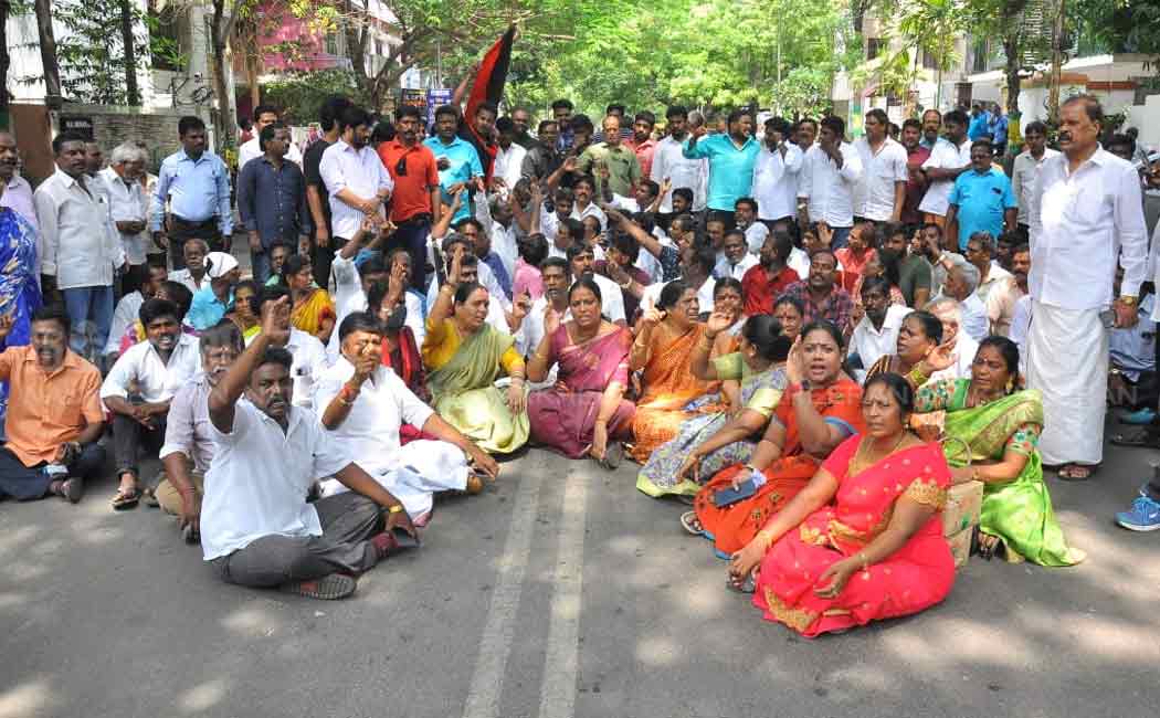 income tax department search for anna nagar mla house
