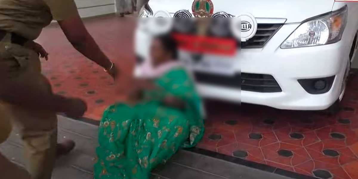 "Wherever they go, they ask for money" - A woman sat in front of the collector's vehicle