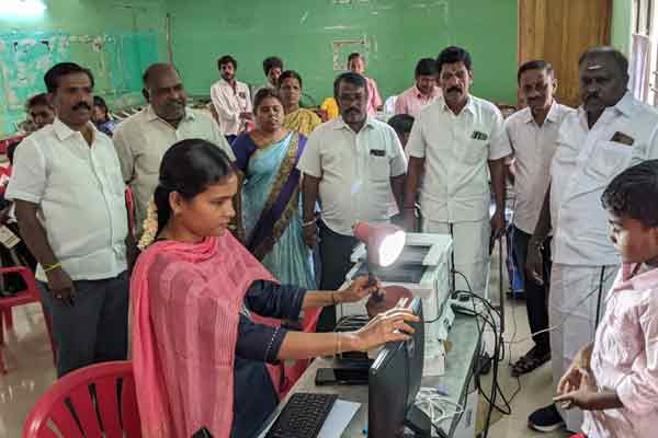 TN govt organizes special Aadhaar camp for tribal people Vellalikavi village