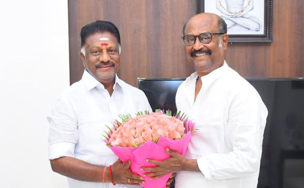 ops meets rajinikanth