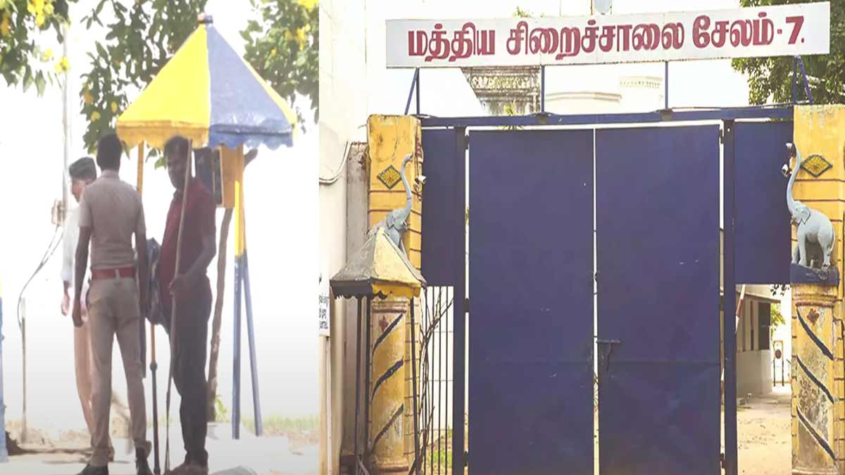 Prisoner taken to do domestic work; CBCID investigation in Salem Central Jail