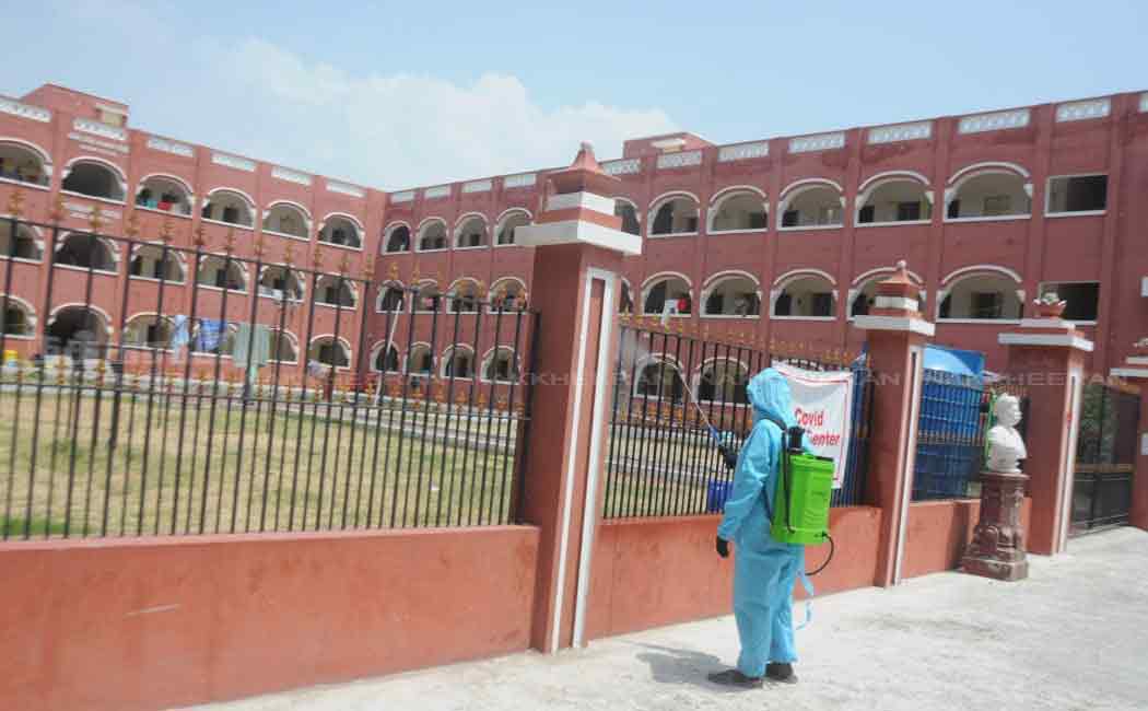 Disinfectant sprayer for Victoria Hall dormitory
