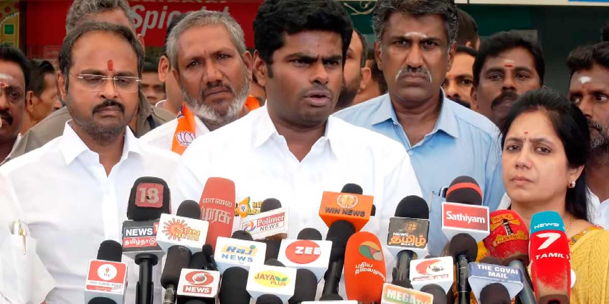 'I am seeing this for the first time in Tamilnadu' - Annamalai interview