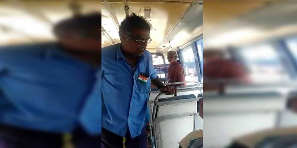 The bus driver who attacked the female employee ... shocking video released!