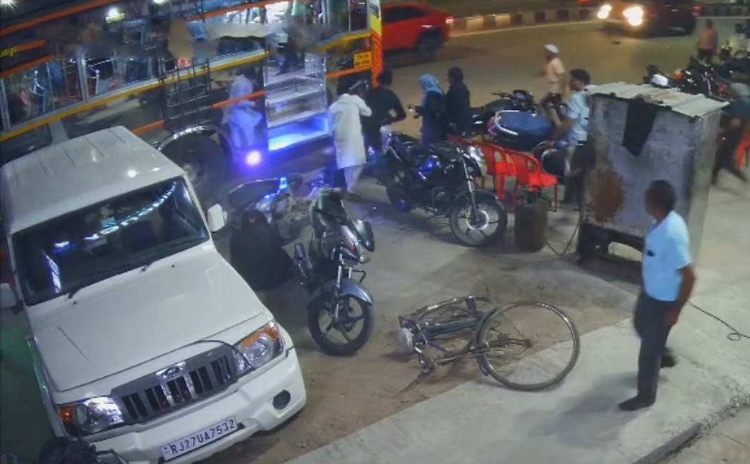 Bus runs erratically; female passenger thrown out!
