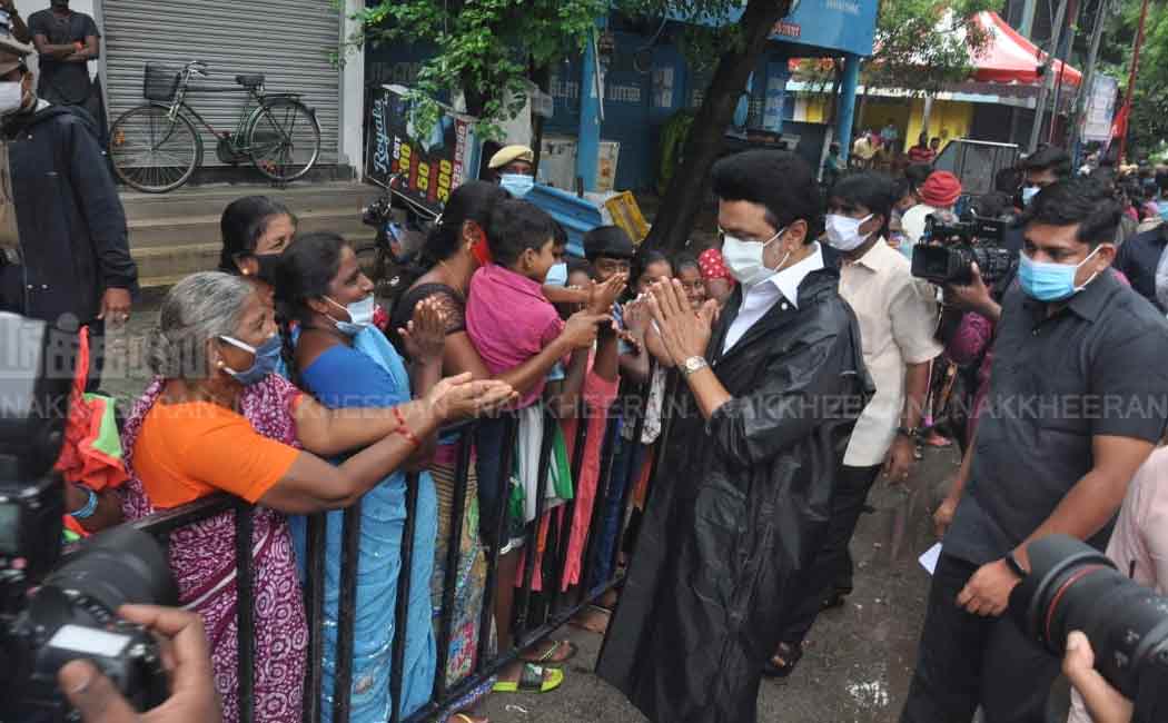 The Chief Minister who met the people directly and distributed relief items