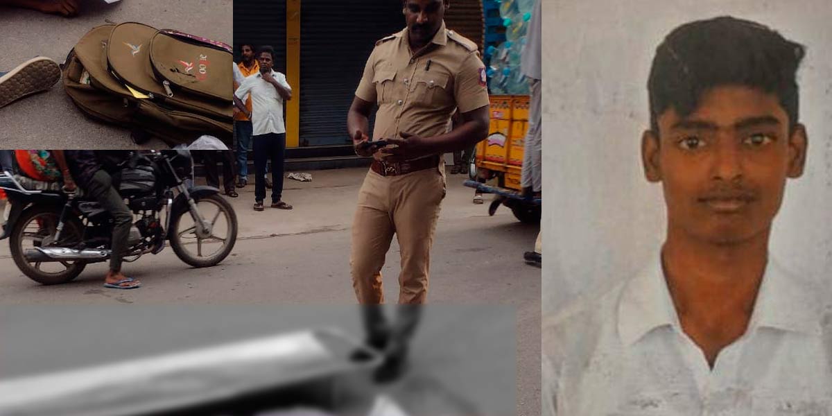 School student lost their live after falling from bus