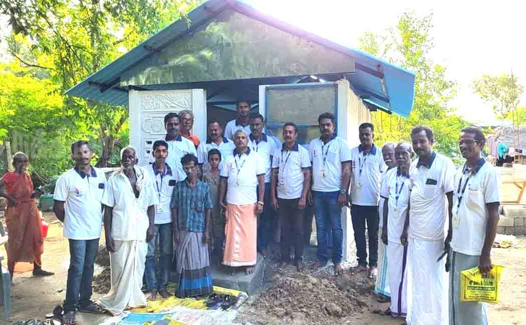 voluntary organization that built a house for a homeless family