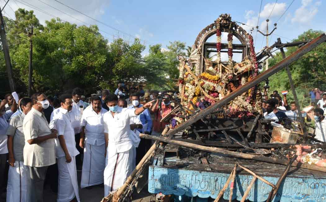 Tanjore chariot accident! Chief Minister expressed his condolences to the families of the deceased!