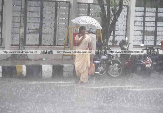 tamilnadu five districts heavy rains regional meteorological centre