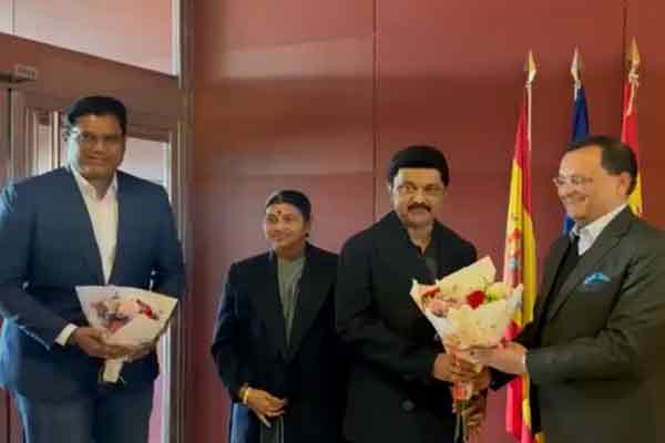 Indian Ambassador to Spain meets with CM MK Stalin