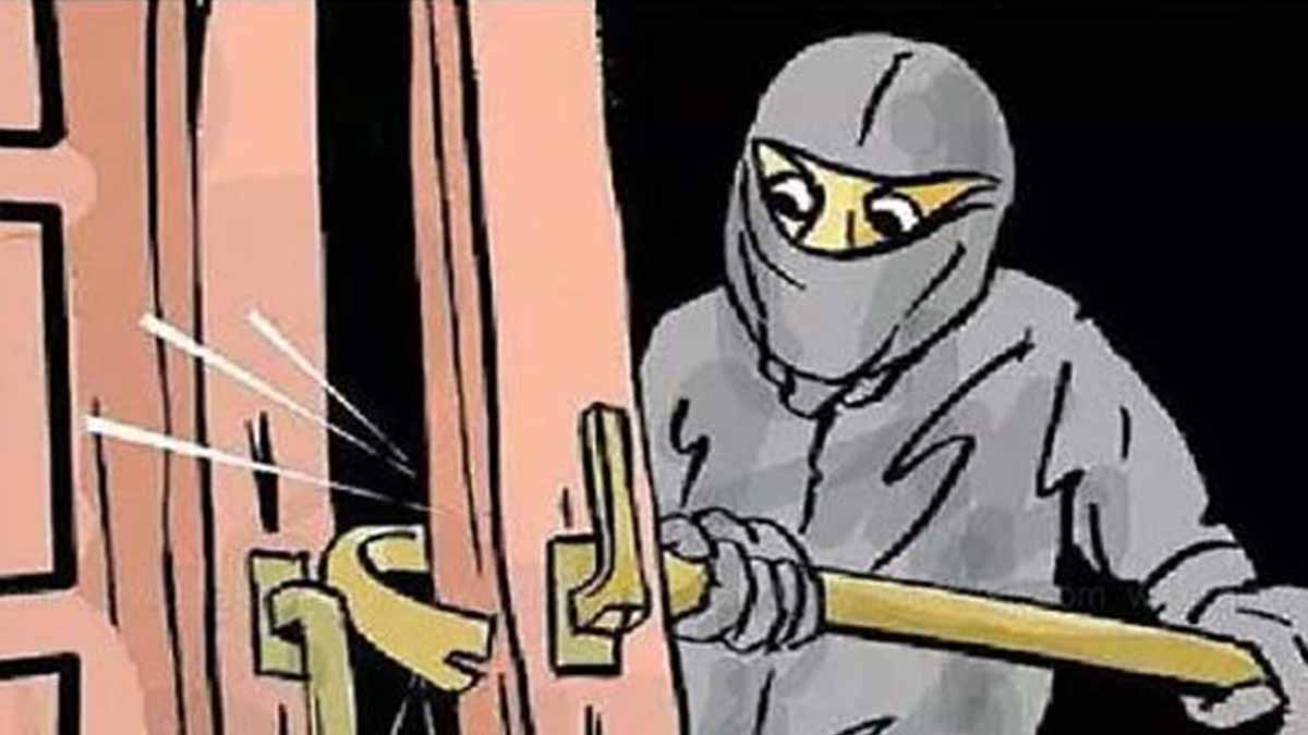 Locked and robbed the room where he was sleeping; Police investigation