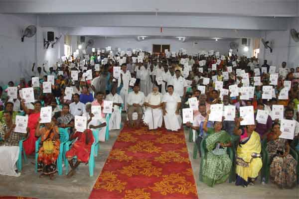 Minister says govt that can provide houses to everyone is a Dravidian model govt