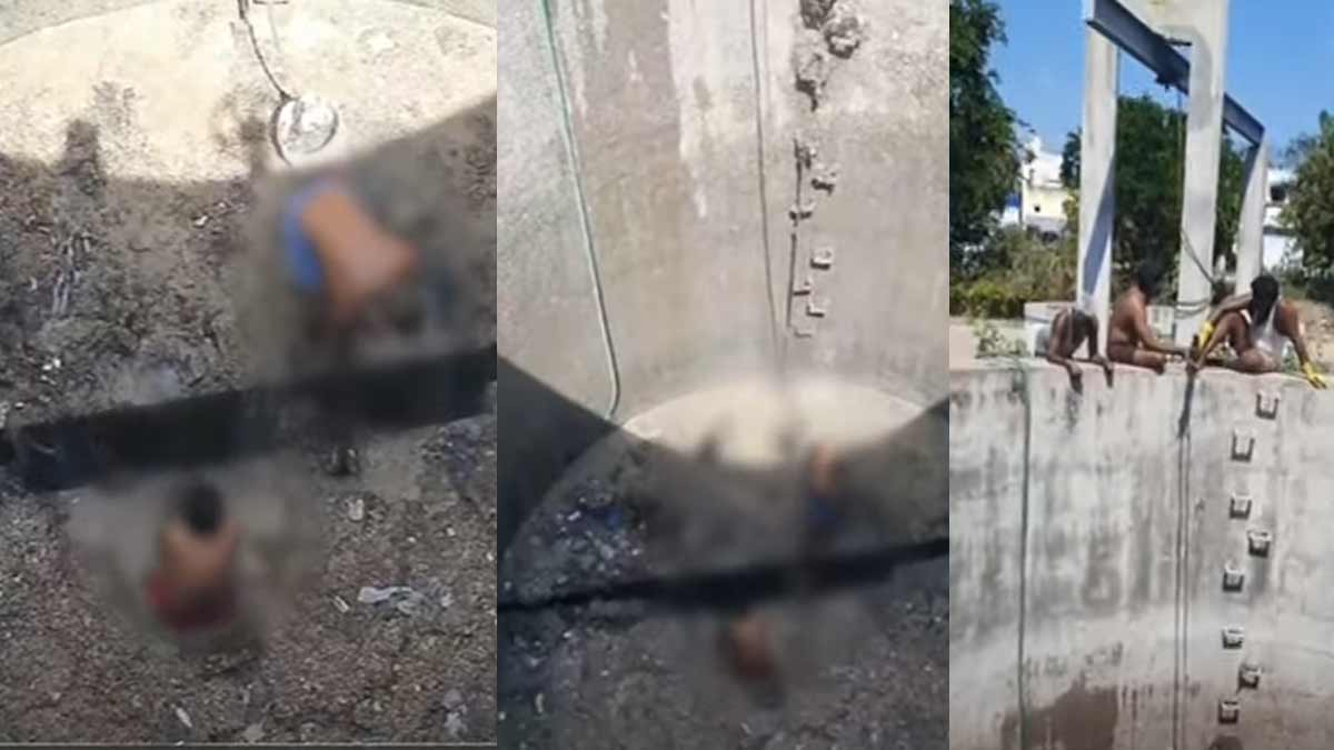 dispose of human waste by hand; Shocking video