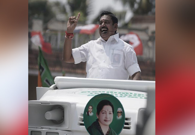 tn assembly election admk leader and cm edappadi palaniswami election campaign