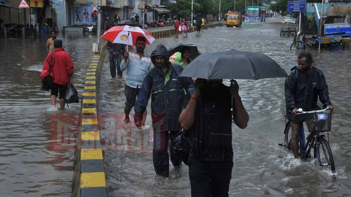 Rain in Chennai (Photos)