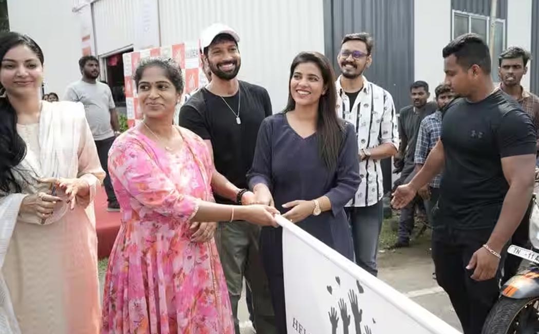 Actress Aishwarya Rajesh flagged off a program World Food Day