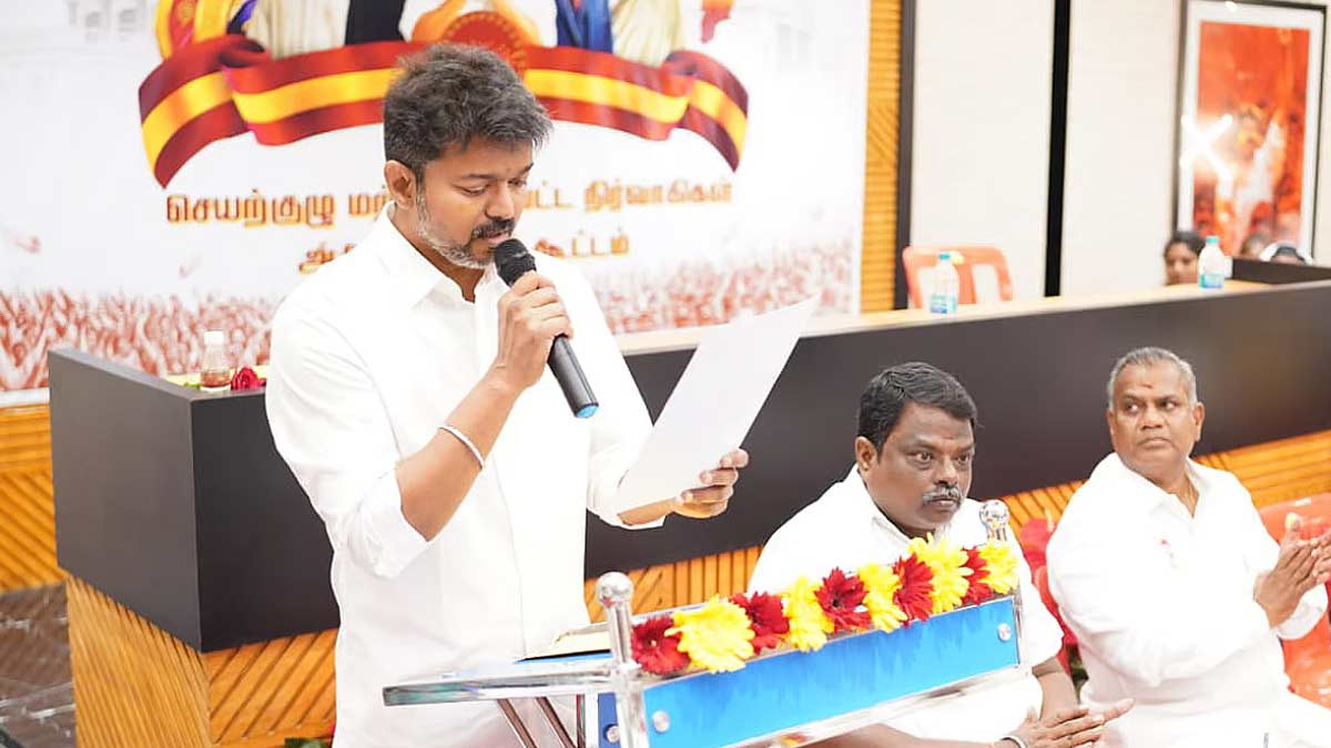 'Don't hesitate to go to the field' - Vijay's speech among administrators