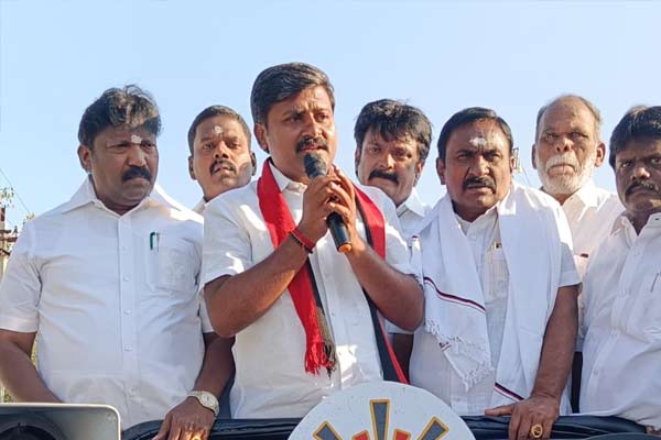 Arun Neru village to village campaign highlighting the achievements of the DMK government
