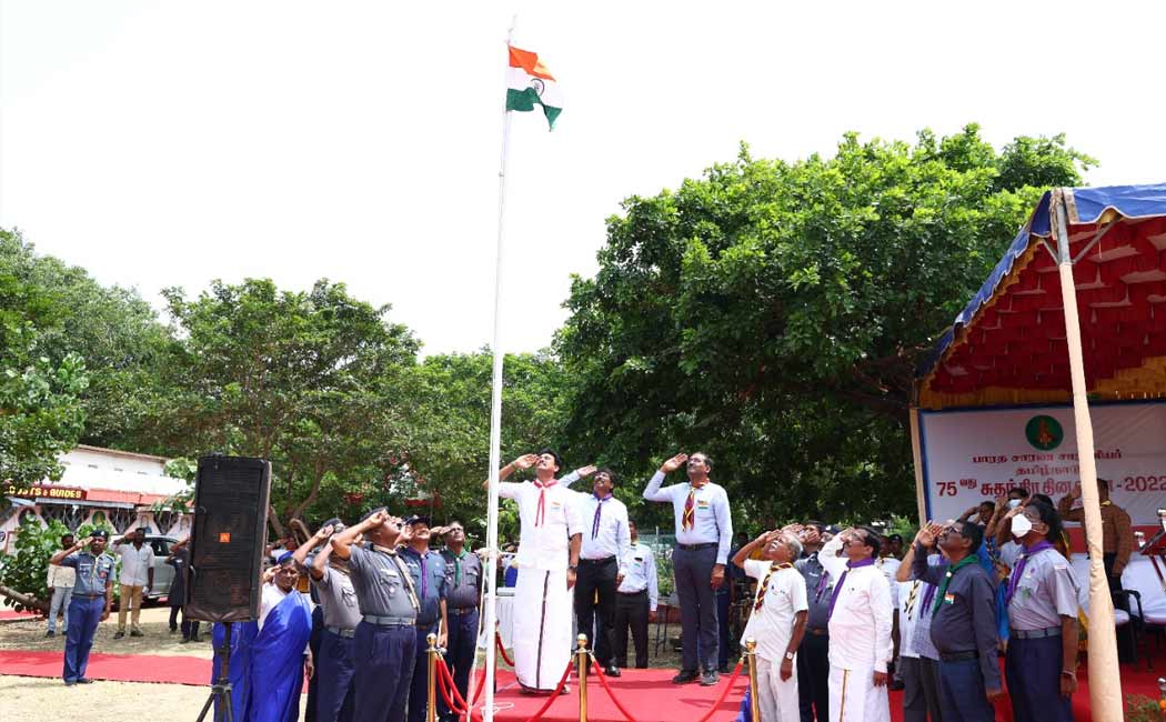 minister anbil mahesh poyyamozhi elected tamil nadu scout leader