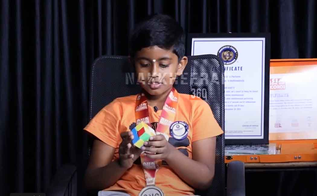 Interview about World Record boy Krish Aadith