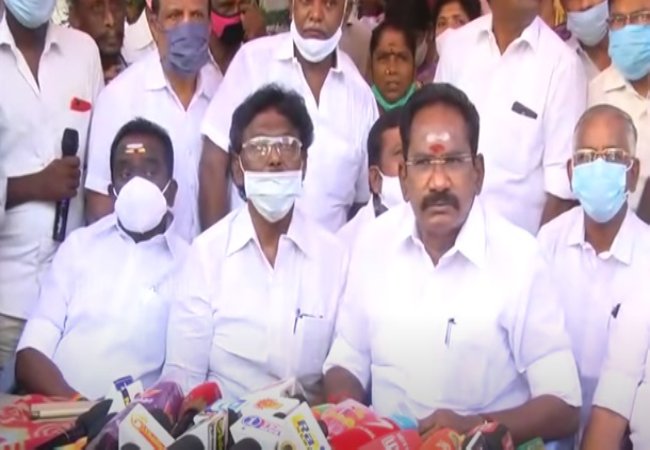 minister sellur raju press meet at madurai