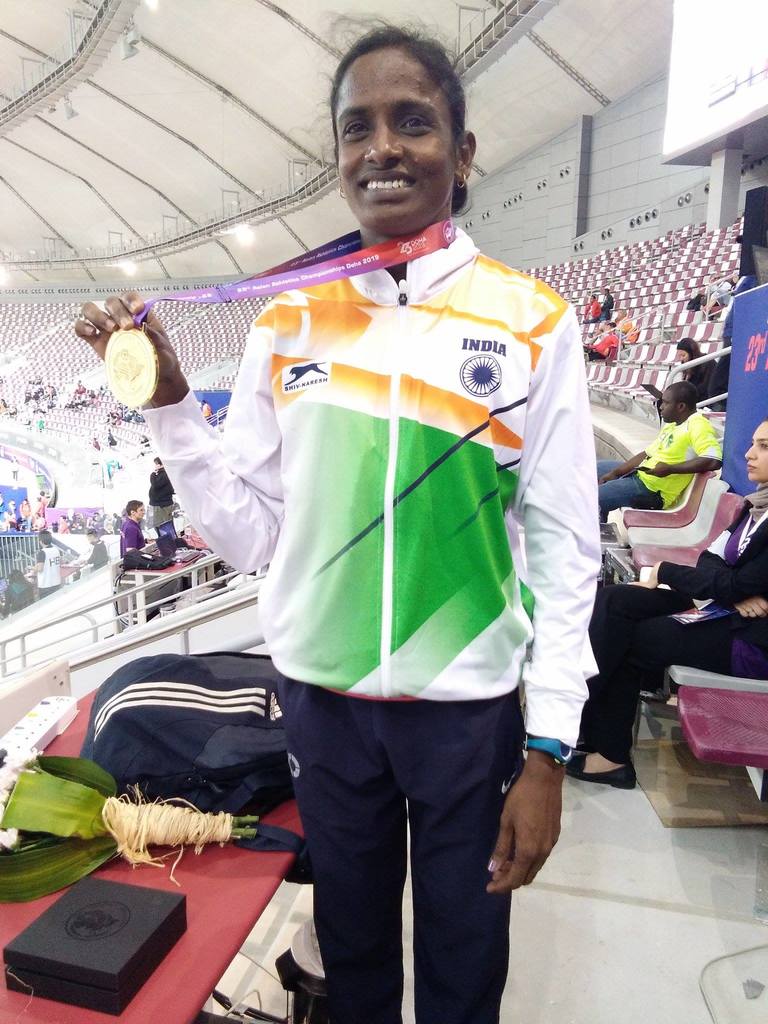 The village lion Gomathi who gave gold to India