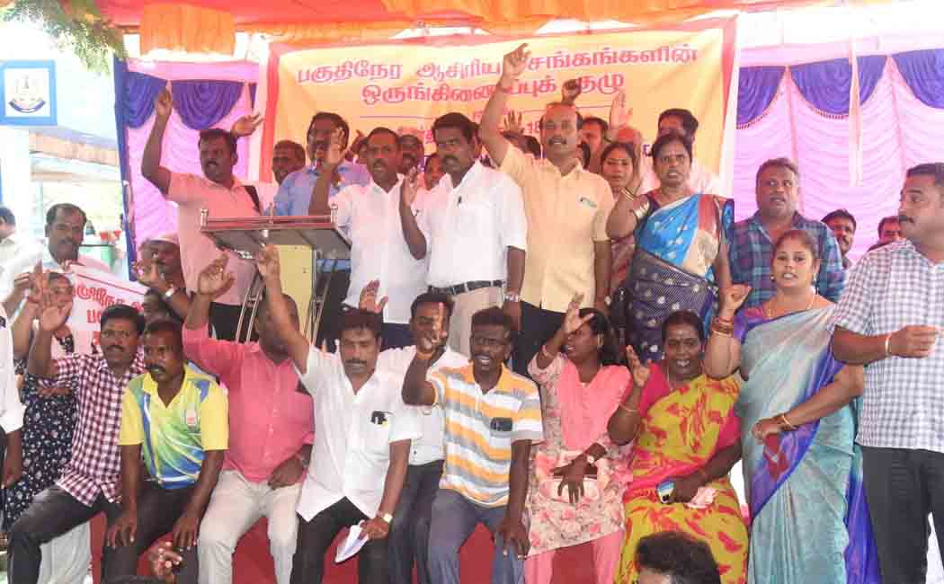 Demand for tenure; Teachers are on hunger strike