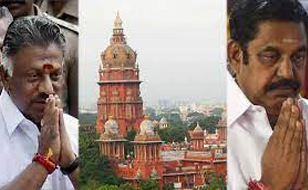 Election Commission's reply petition in Delhi High Court regarding AIADMK issue