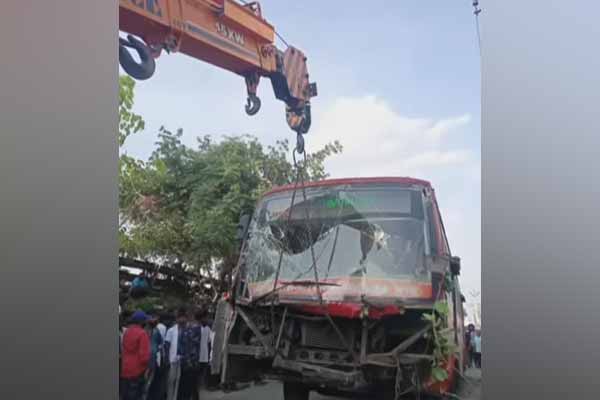 Chennai city bus incident at Maduravayal Bypass