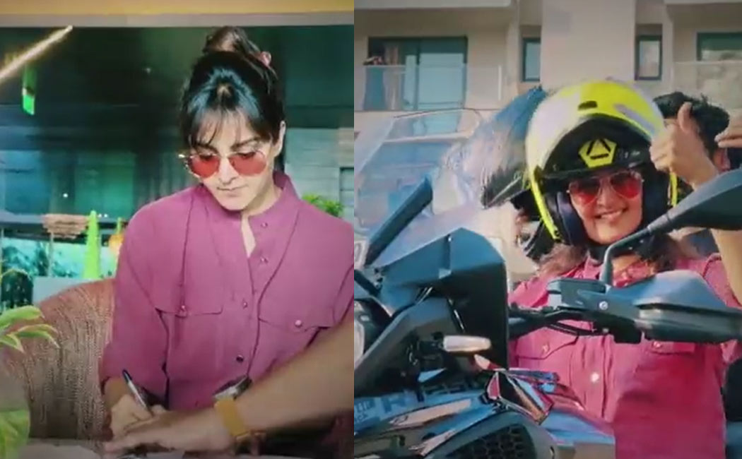 Manju Warrier bought a new BMW bike