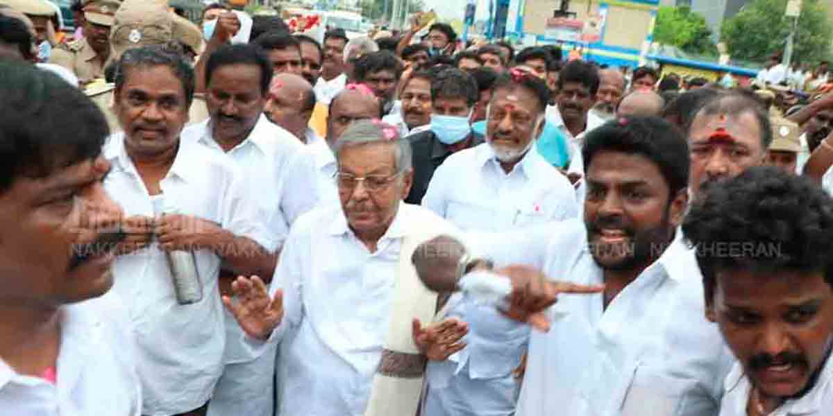 "Justice and dharma are with us" - Panruti Ramachandran interview