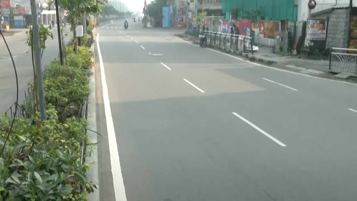 Invaded Chennai residents; Deserted roads