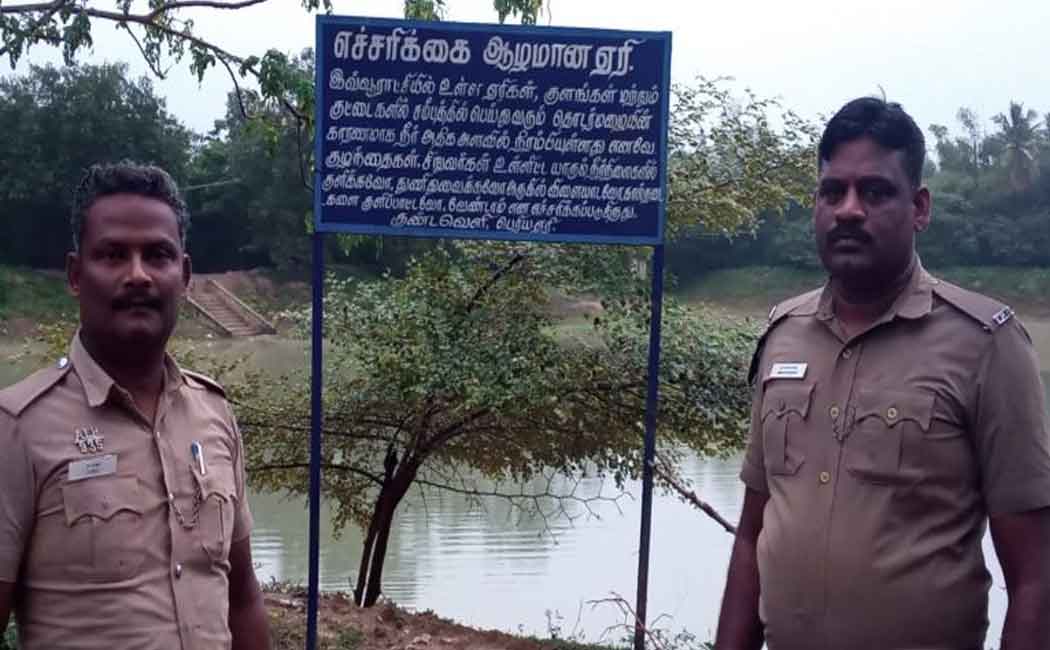 Public Works and Police put up warning signs in 110 places