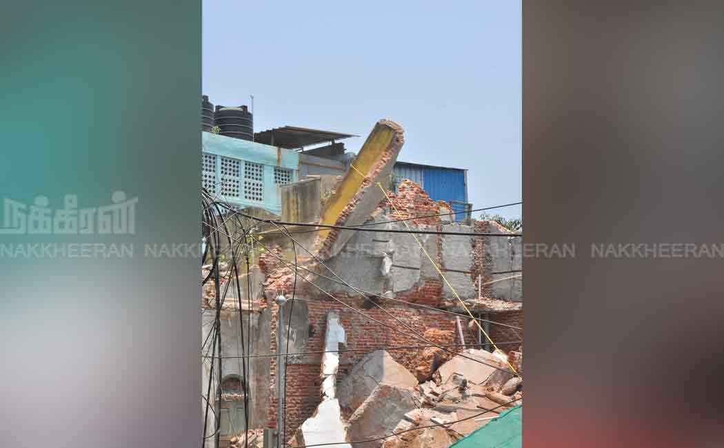 chennai parrys corner building unexpected incident
