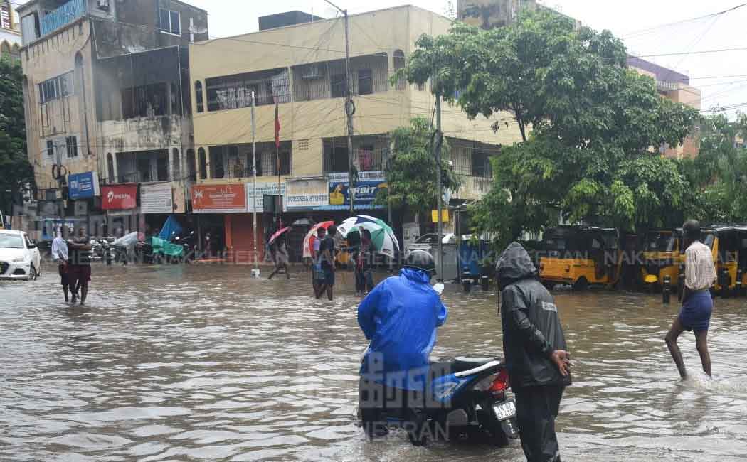 Continued heavy rain Damage to normal life in Chennai pictures