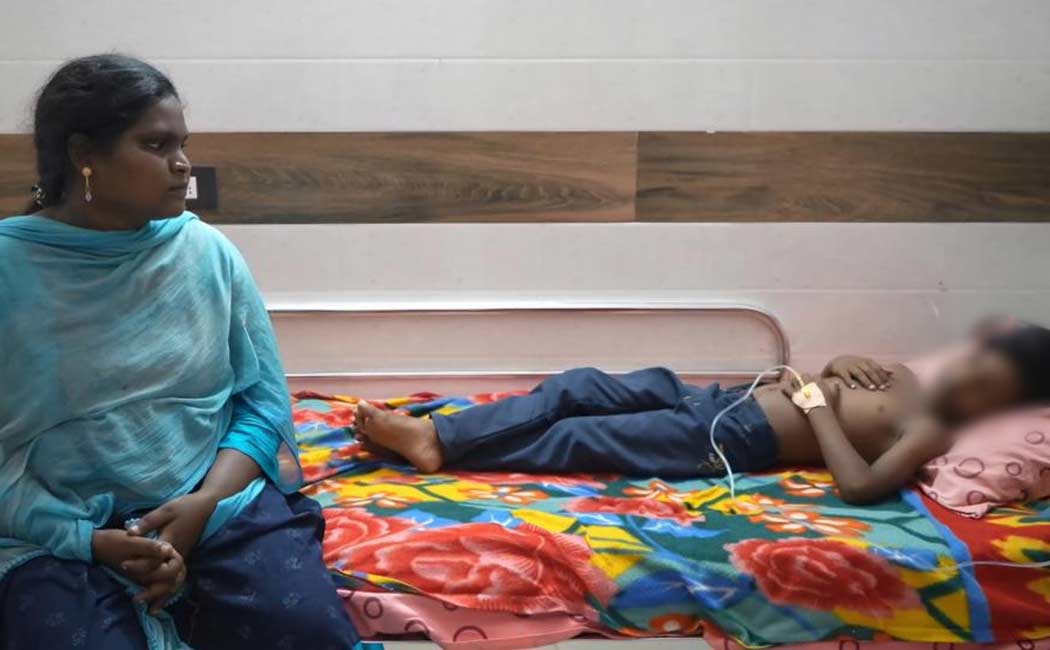 boy who fell unconscious after drinking Cold Drinks received intensive care hospital