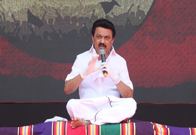 dmk party president mk stalin facebook page