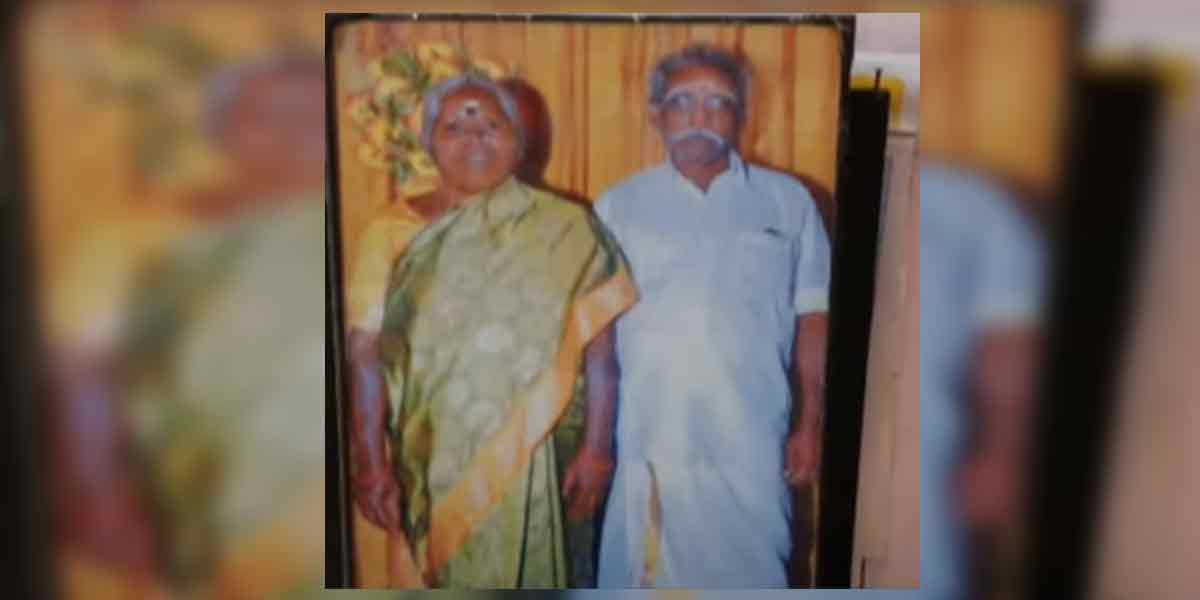 Incident in chennai fear of being separated by Corona!