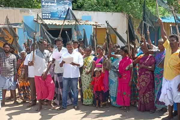 Neyveli Sepalantham village people demand for local body election