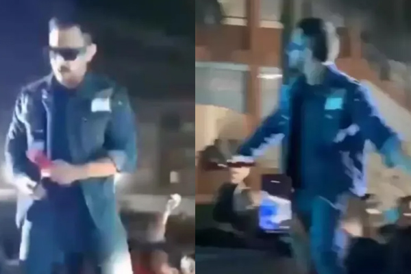 Aditya Narayan Misbehaves With A Fan At His Concert