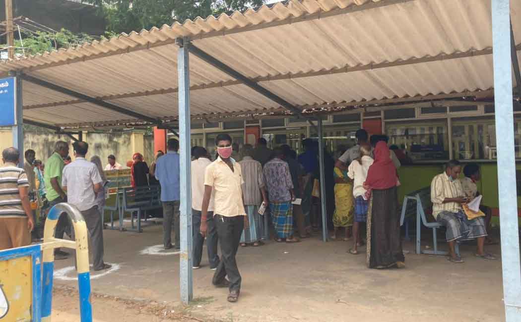 Violation at the point of payment of electricity; condition not followed by people