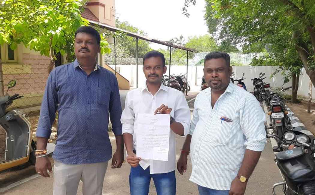 The online fraud gang threatened by portraying the photo of the loan defaulter!