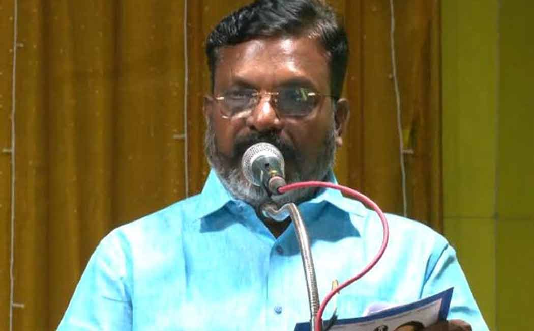 Thirumavalavan condemns the withdrawal of Rs 2000 notes